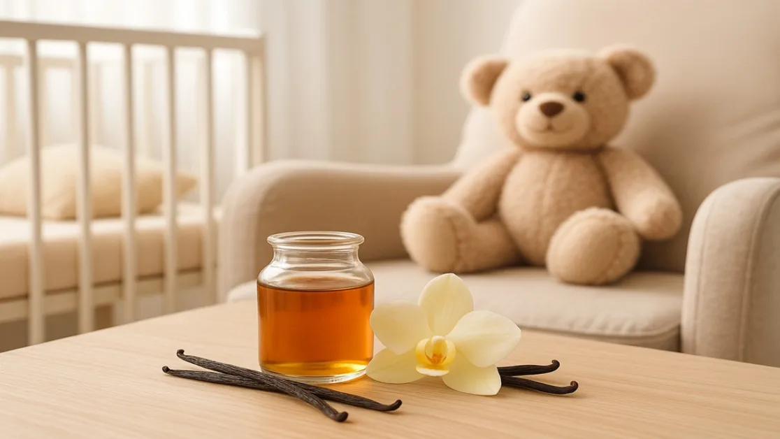 Baunilha natural doçura sutil para quartos infantis
