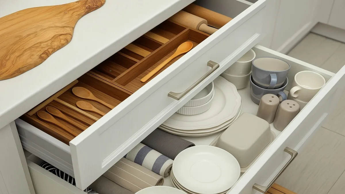 Organização em Utensílios de Cozinha