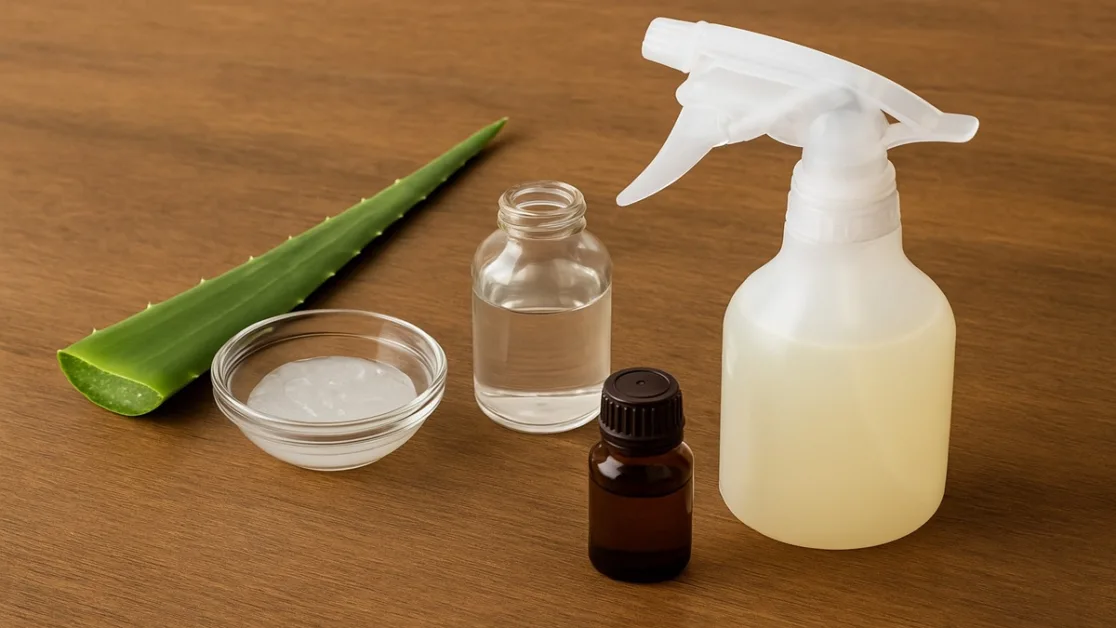 Spray antipoeira com aloe vera