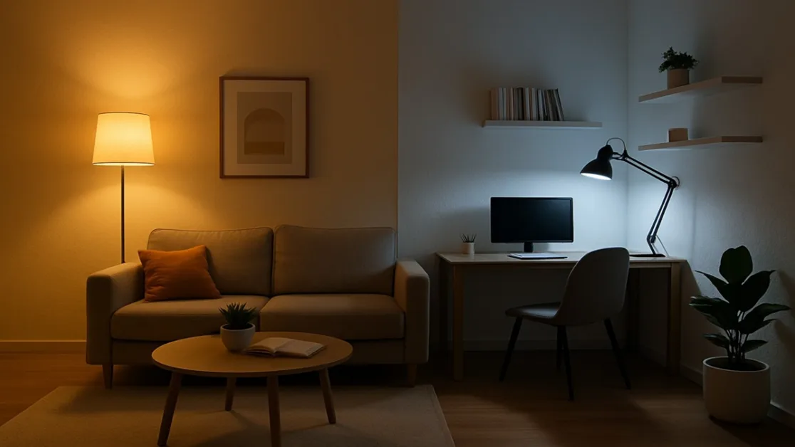 iluminação certa para cada ambiente