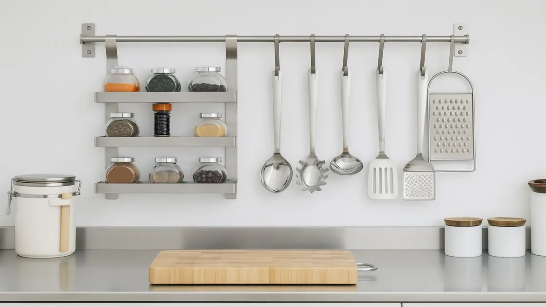 organizando a cozinha