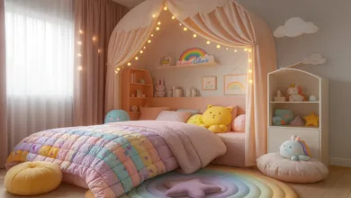 5 ideias encantadoras para decorar quarto infantil feminino com estilo e aconchego