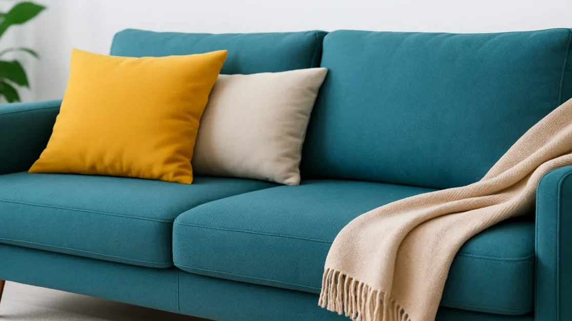 O que é bom para limpar sofá em casa