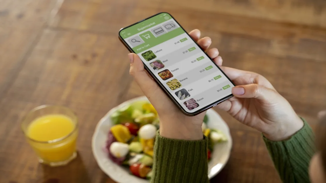 aplicativos de cardápio e compras