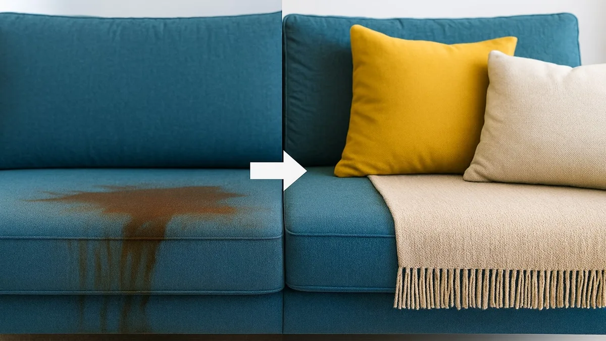 como tirar mancha do sofa