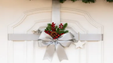 Fita Dupla face de Natal para porta