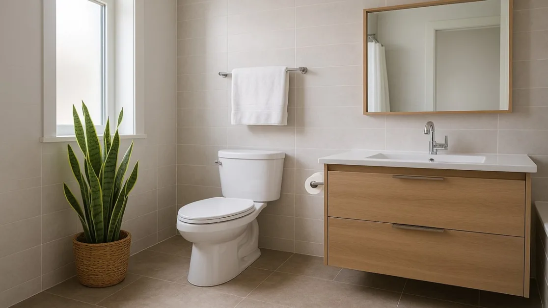 Quais plantas absorvem a umidade do banheiro