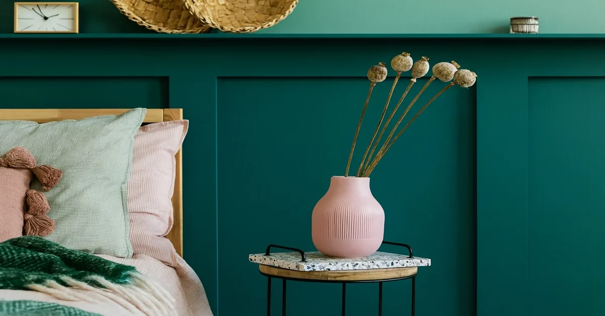 Quarto de casal decorado simples e bonito