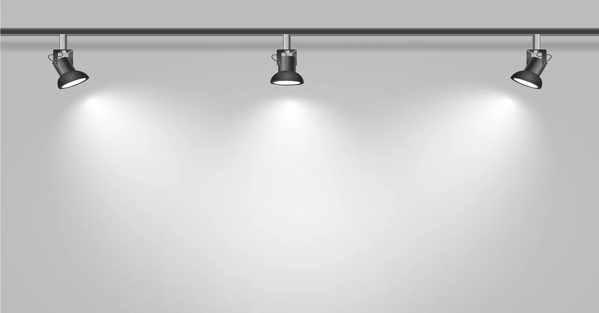 Trilho de Iluminação na sala