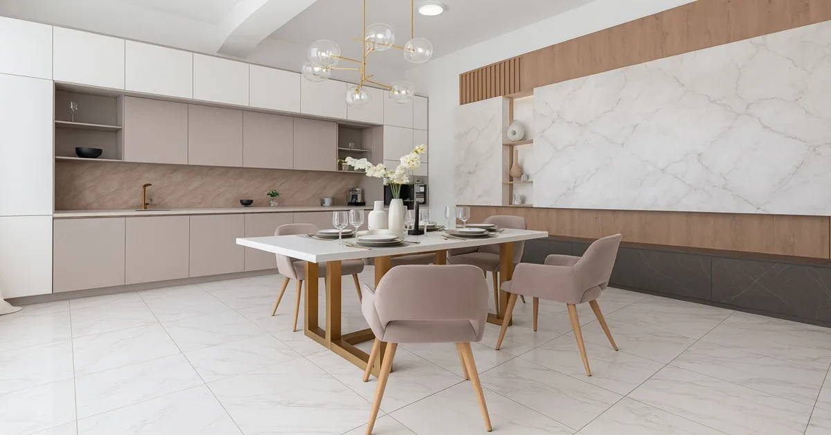 cozinha com painel