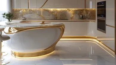 cozinha planejada chique