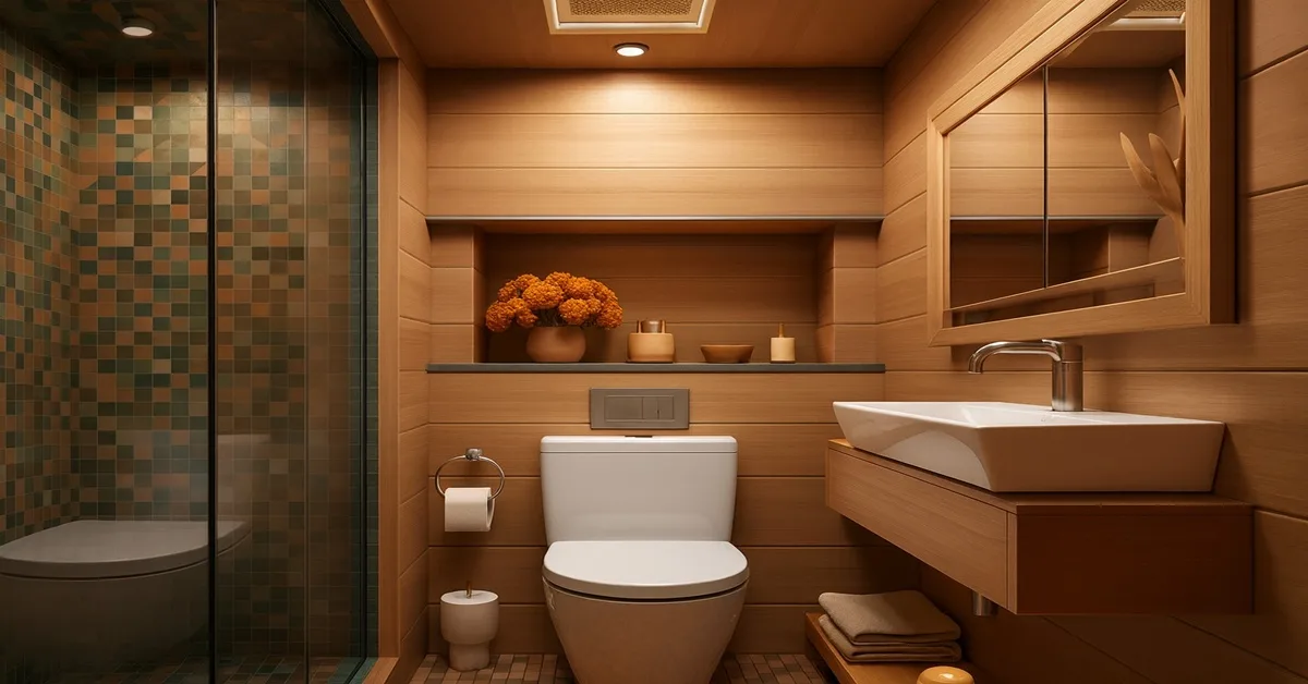 decoração de Banheiro pequeno