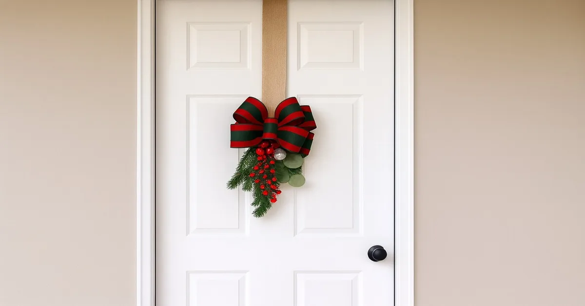 fita de natal para porta