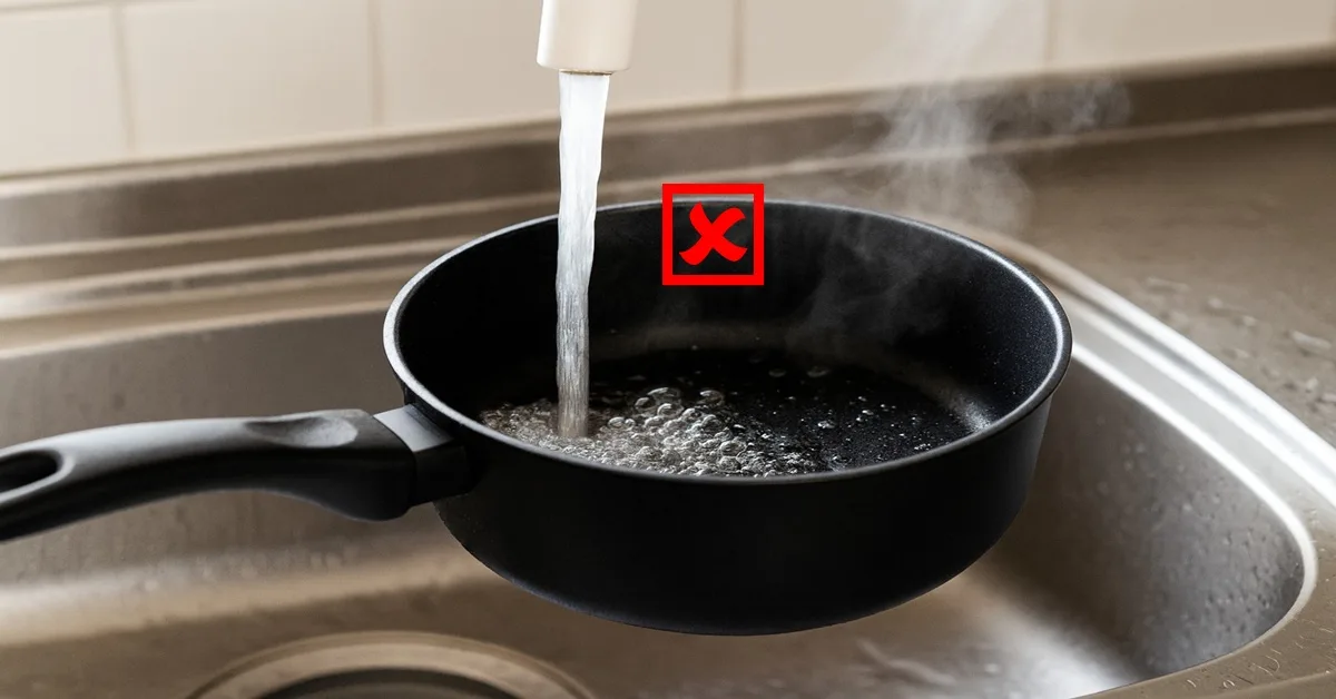 Como posso recuperar o fundo da minha panela antiaderente