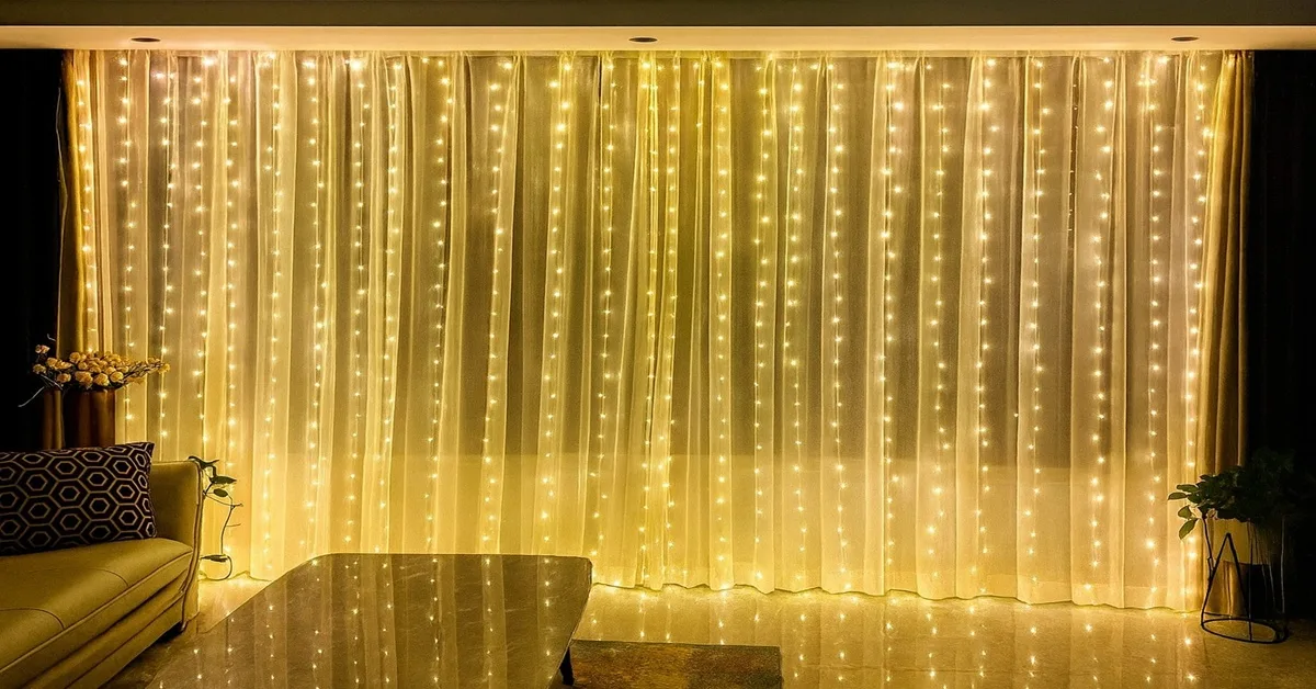 Luzes de Natal para área externa