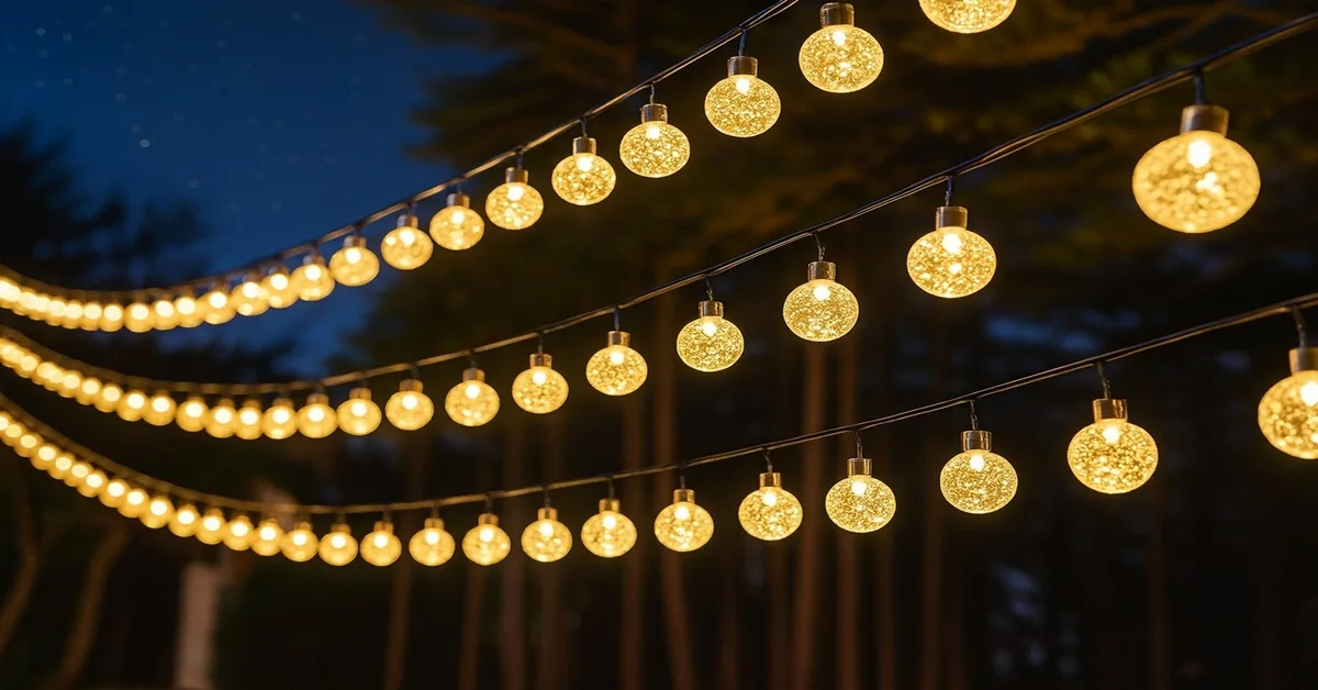 Luzes de natal para arvore