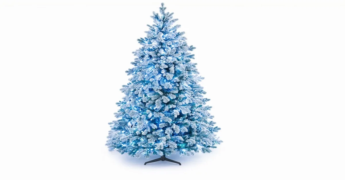 arvore de natal azul