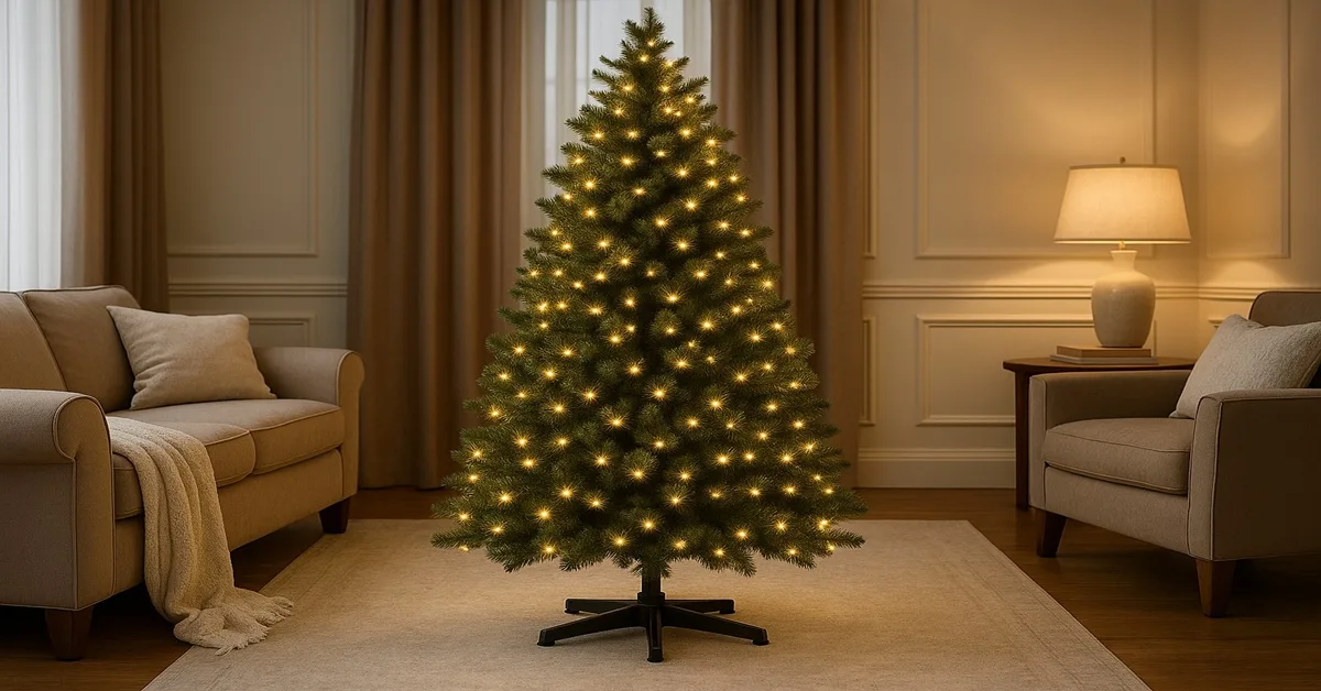 Árvore Giratória de LED