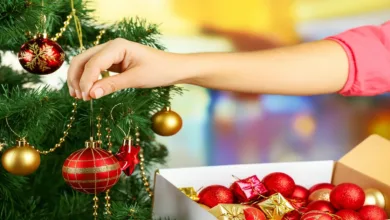 Como calcular enfeites se a árvore de Natal