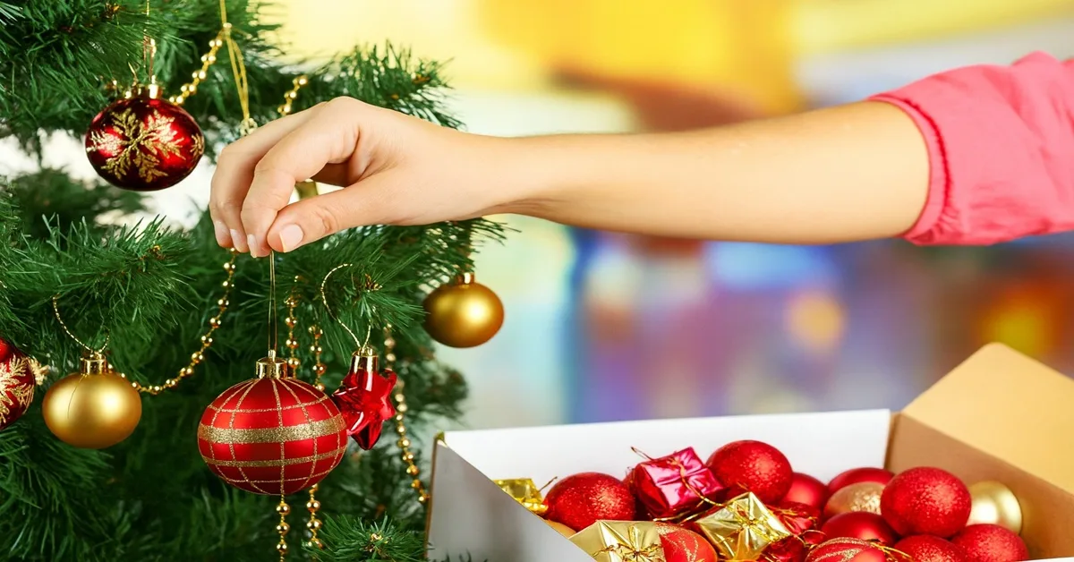 Como calcular enfeites se a árvore de Natal