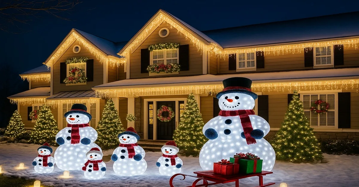 O que posso colocar no meu jardim para decorar no Natal