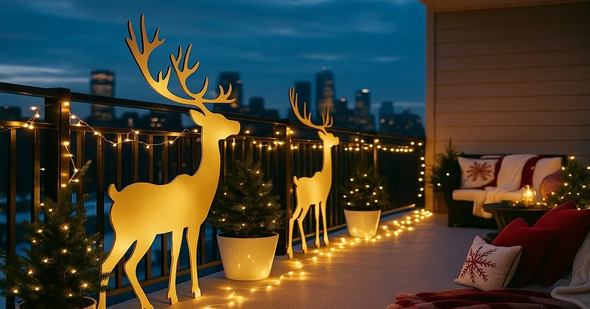 Qual o nome da decoração de Natal que fica na porta