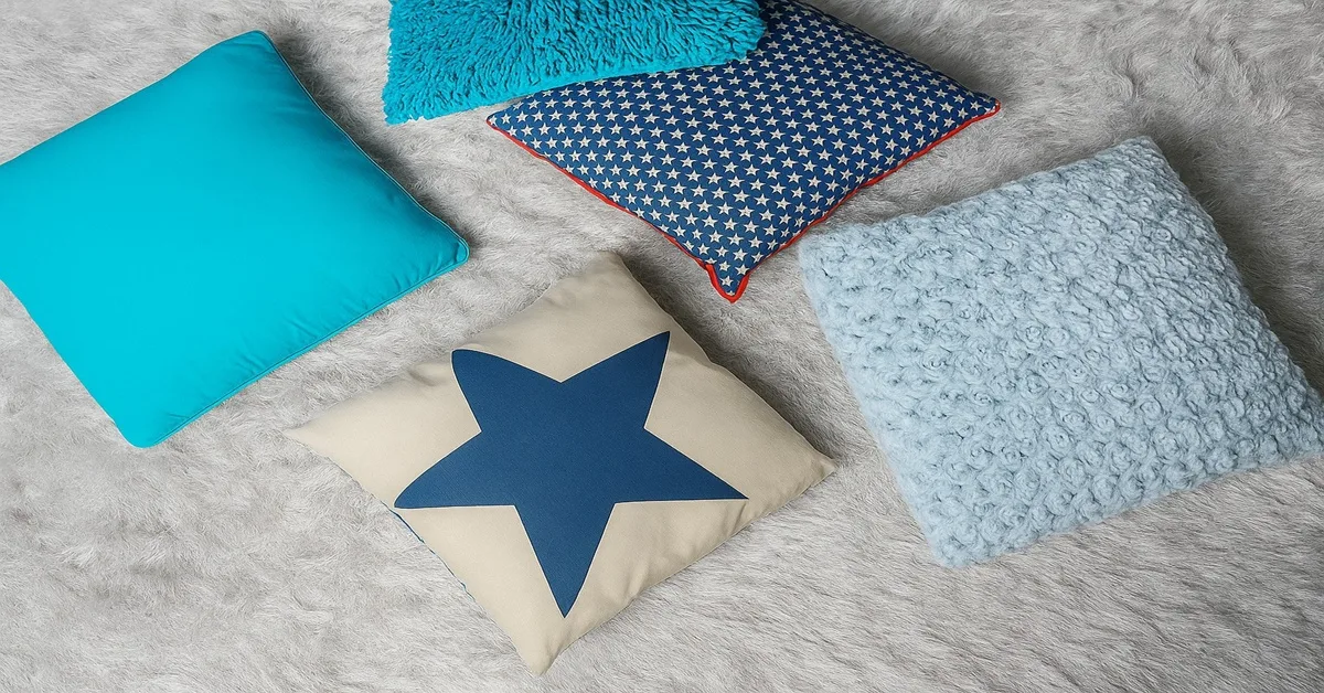 Tendências 2026 cores e tecidos de almofadas