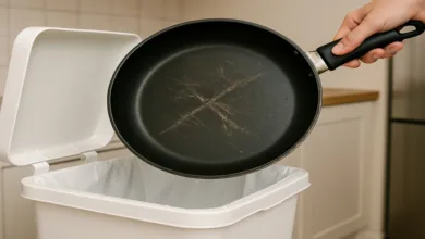 adeus panela arranhada