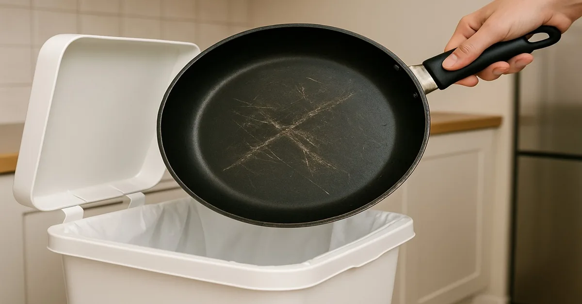 adeus panela arranhada