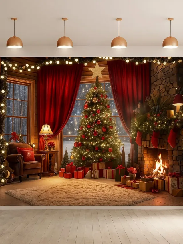 Parede instagramável de Natal em 1 hora