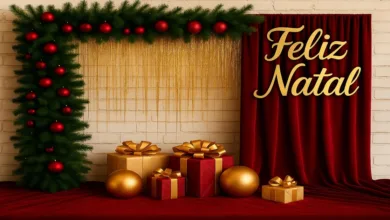 ideias de parede instagramavel de natal