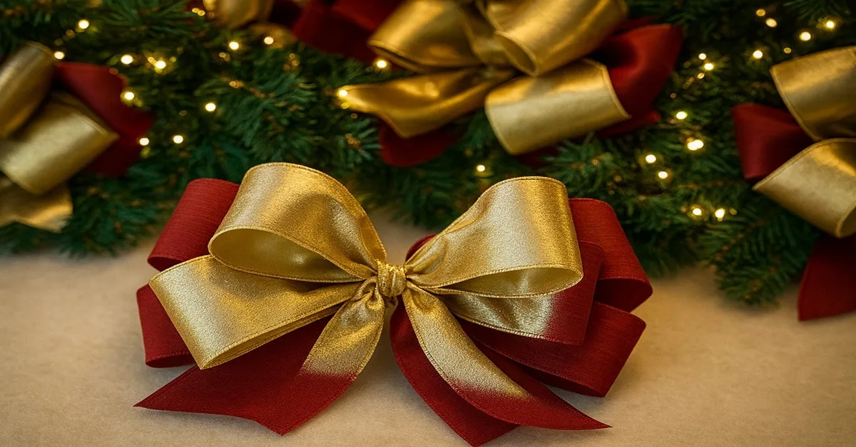 laços para arvore de natal