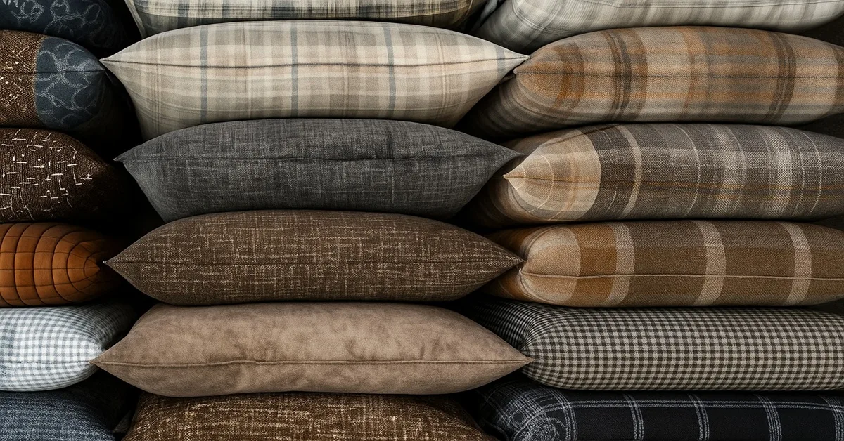 tecidos de almofadas