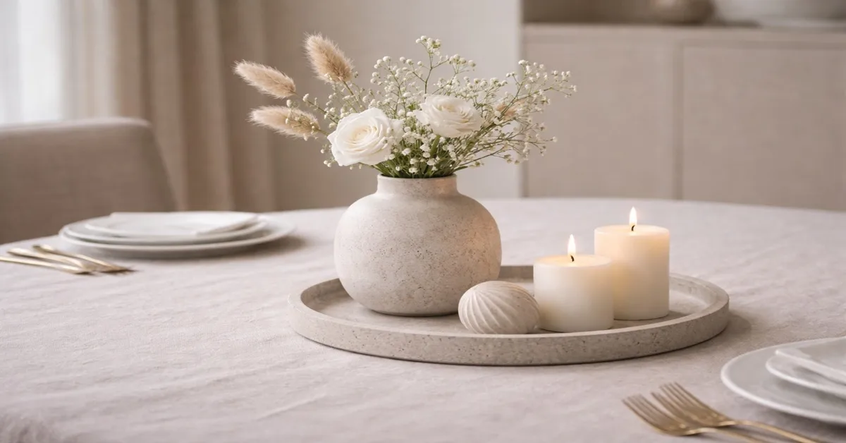 Centro de mesa Minimalista