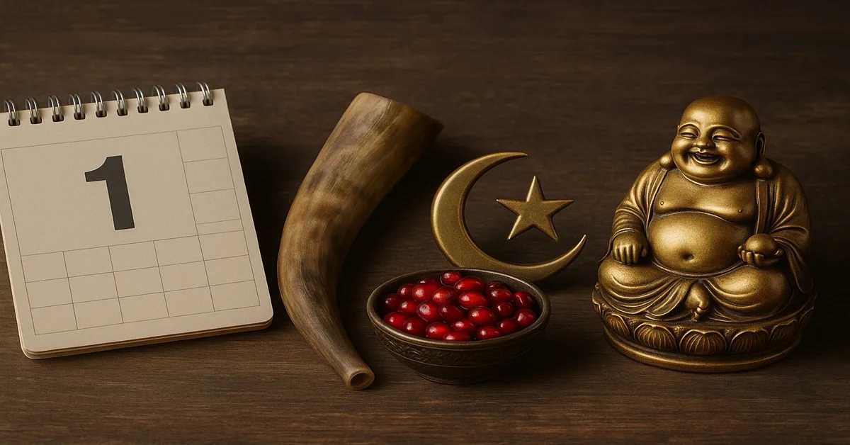 Datas de Ano Novo em outros calendários religiosos