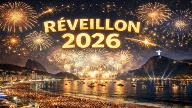 Lista de itens essenciais para mesa postal de Réveillon