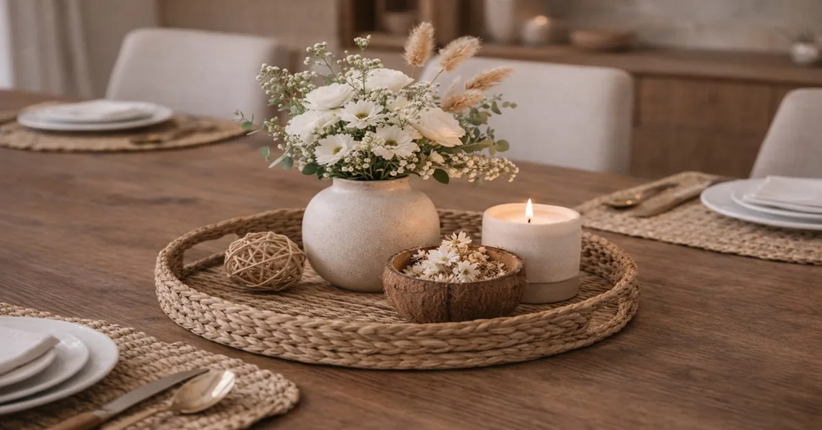 centro de mesa Rústico elegante