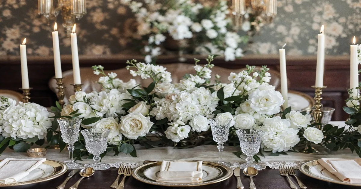 centro de mesa elegante e econômico