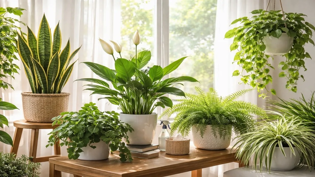 Quais plantas são melhores para purificar o ar interno