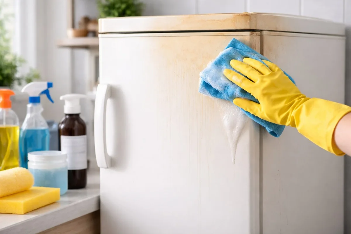 Eletrodomésticos amarelados como limpar profundamente, recuperar o branco original e evitar o problema